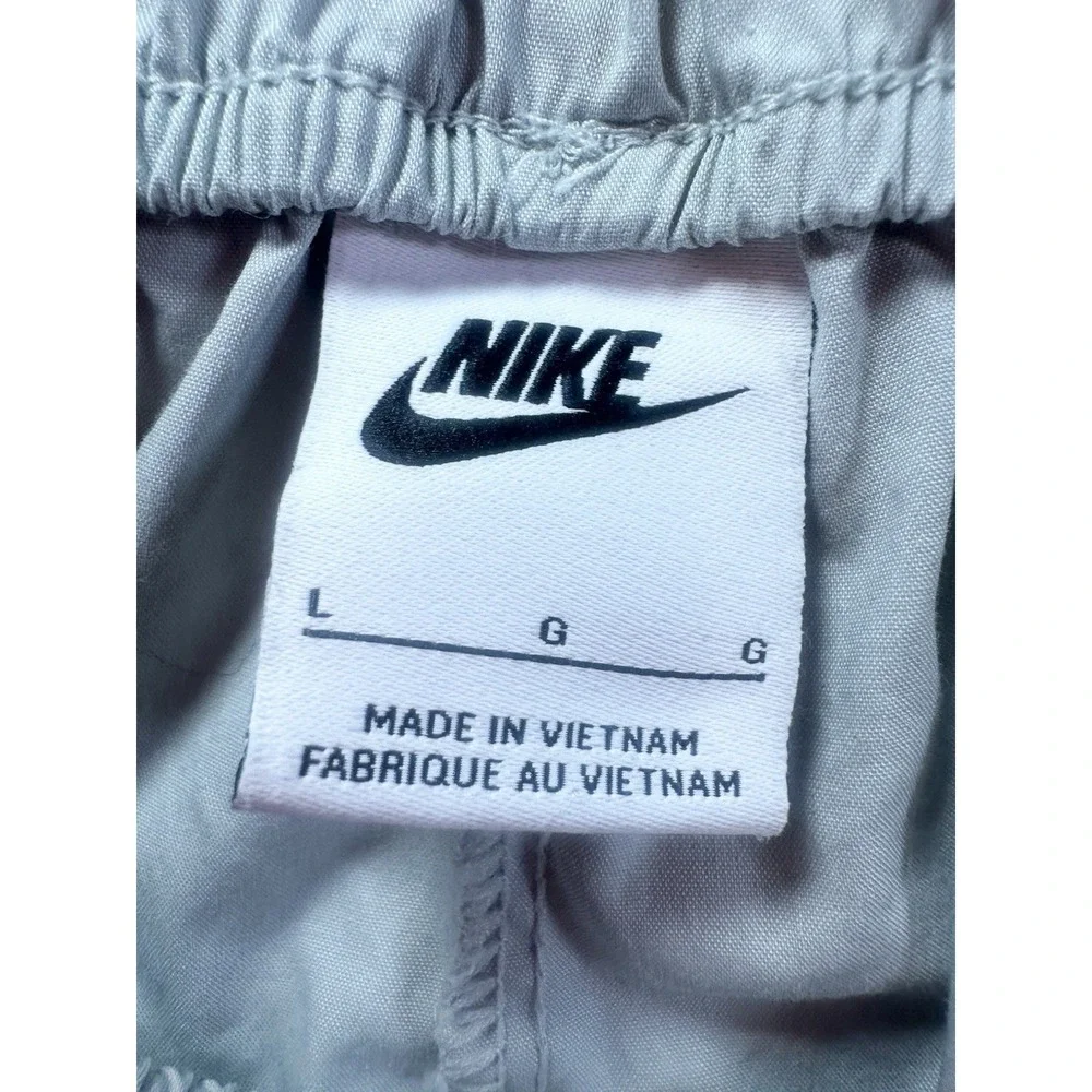 Nike Sportswear Essential Women's High‎ Rise Curve LARGE Grey Haze Pants Barrel